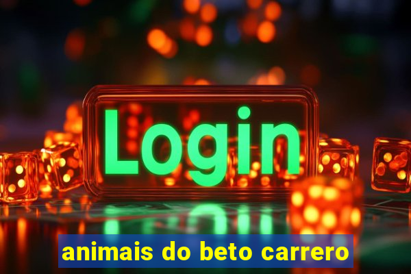 animais do beto carrero